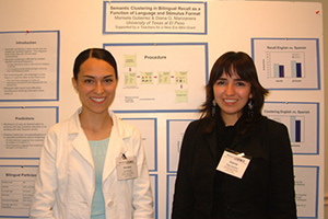 Marisela Gutiérrez and Diana Manzanera present at Llano 2006