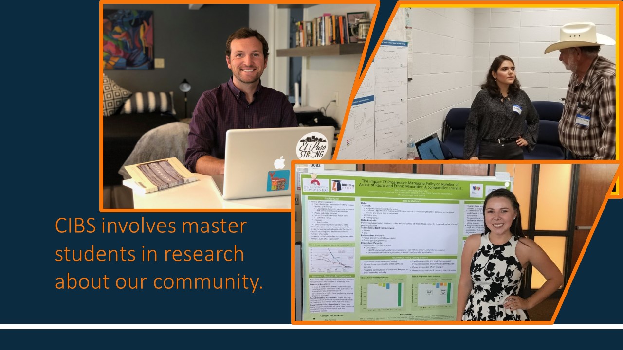 CIBS involves master students in research about community.