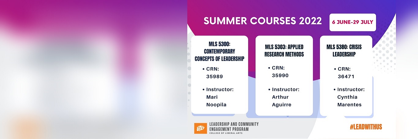 Minor in Leadership Studies - Summer 2022 