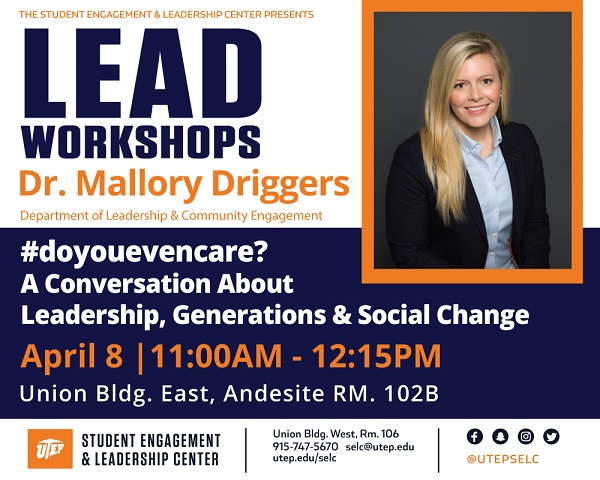 LEAD WORKSHOP-Dr.Mallory Drigger