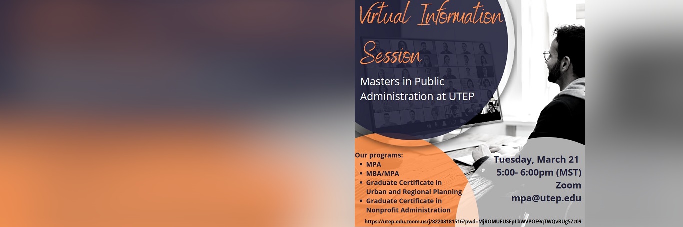 Virtual Information Session - Tuesday, March 21st @ 5pm MST 