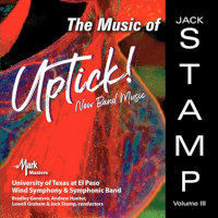 Album Cover for The Music of Jack Stamp, Vol. III: Uptick! (2022)
