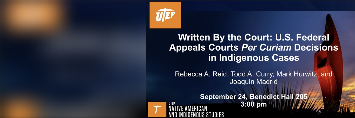 U.S. Federal  Appeals Courts Per Curiam Decisions  in Indigenous Cases 
