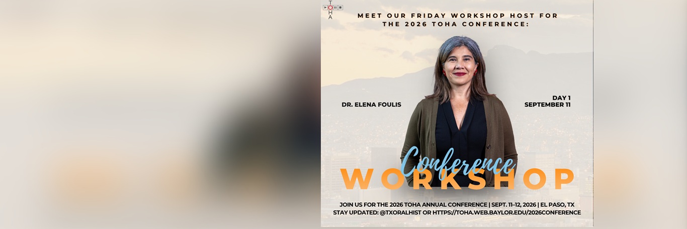 JOIN US FOR THE 2026 TOHA ANNUAL CONFERENCE | SEPT. 11–12, 2026 | EL PASO, TX 