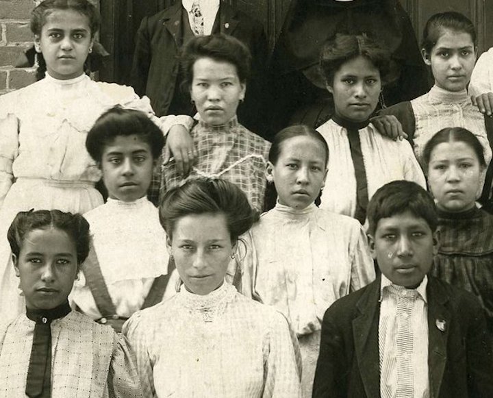 Old Photo of Sacred Heart School Children 