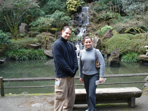Thom and Nora at the Japanese Gardens