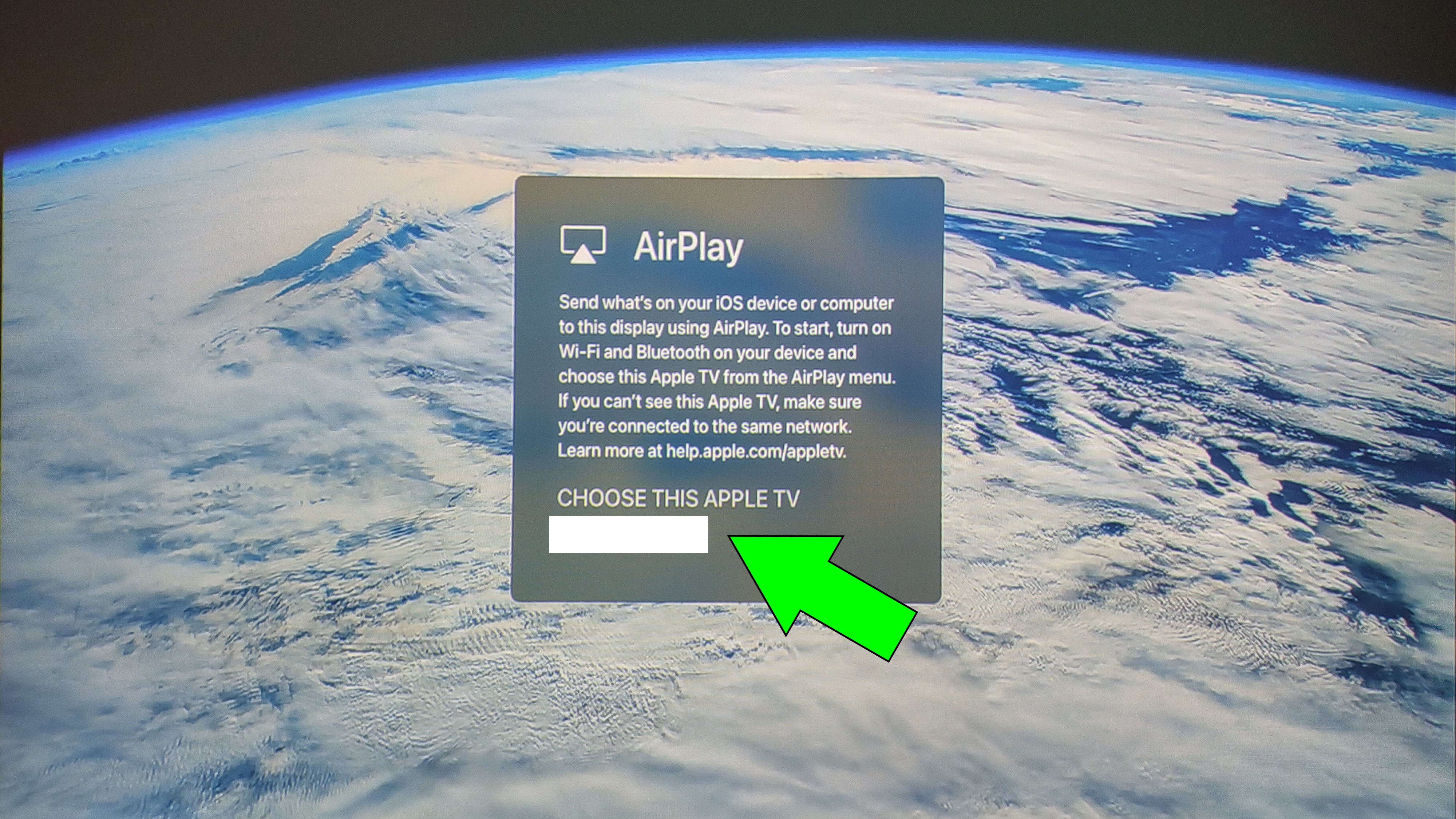 Using AirPlay to project your laptop's screen