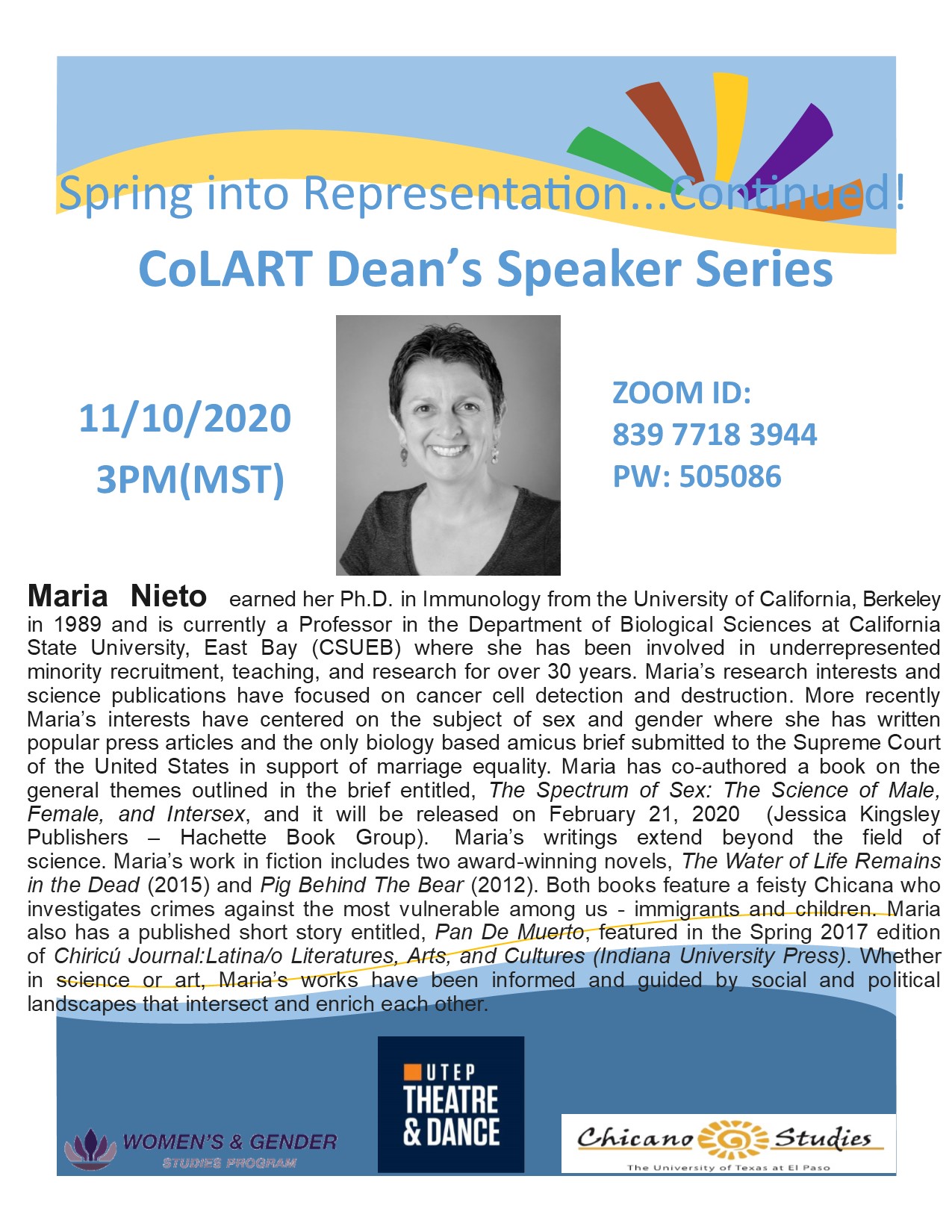 Maria Nieto flyer