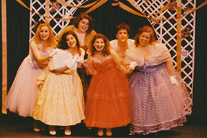 The Cast of The UTEP Dinner Theatre production of Six Women With Brain Death