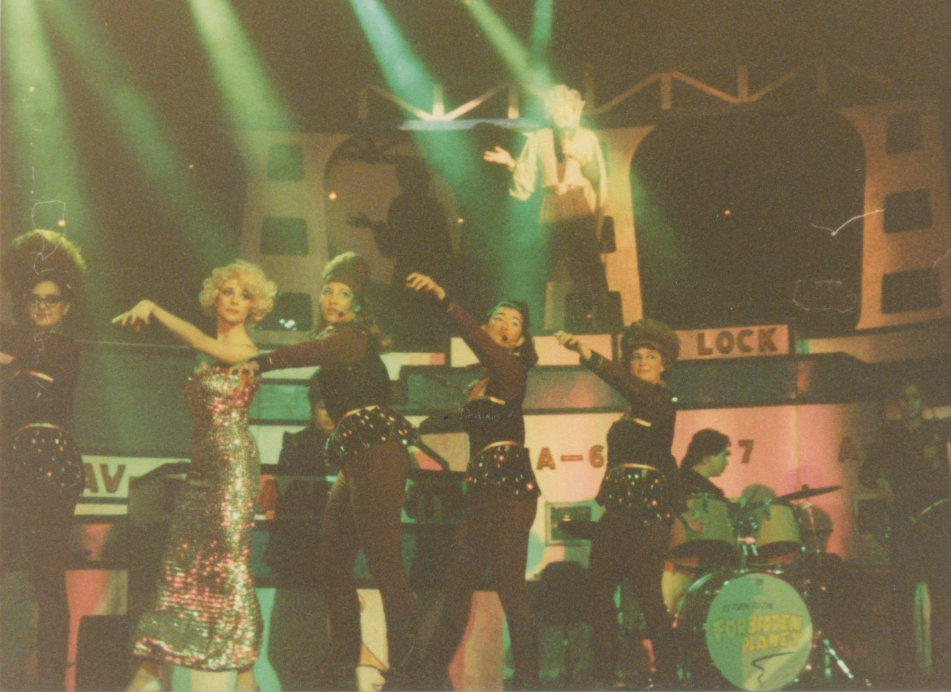 The Cast of The UTEP Dinner Theatre production of Return to the Forbidden Planet