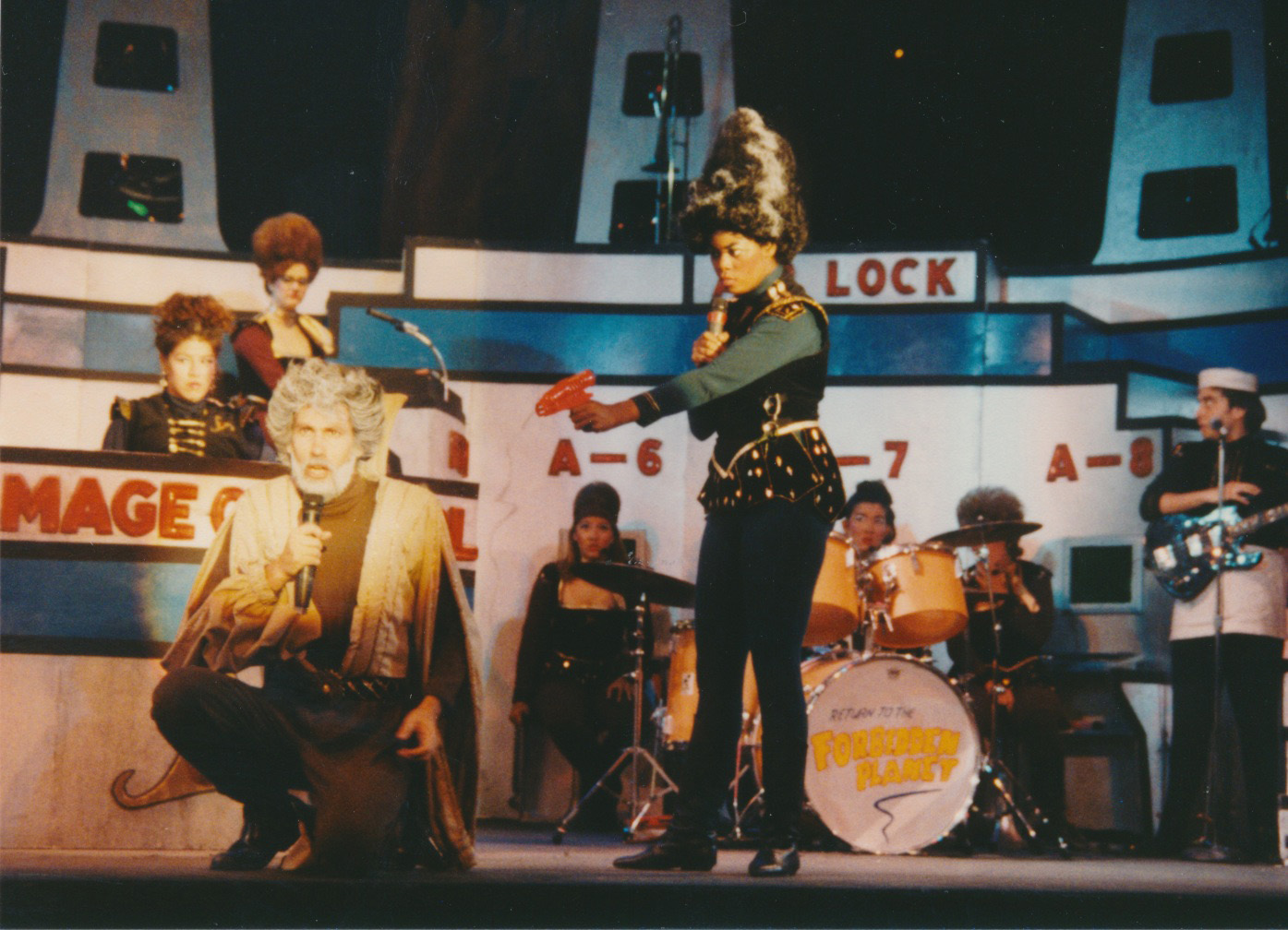 The Cast of The UTEP Dinner Theatre production of Return to the Forbidden Planet