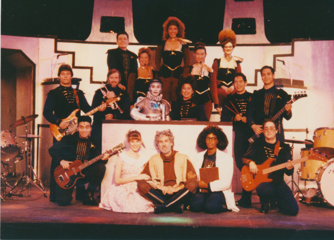 The Cast of The UTEP Dinner Theatre production of Return to the Forbidden Planet