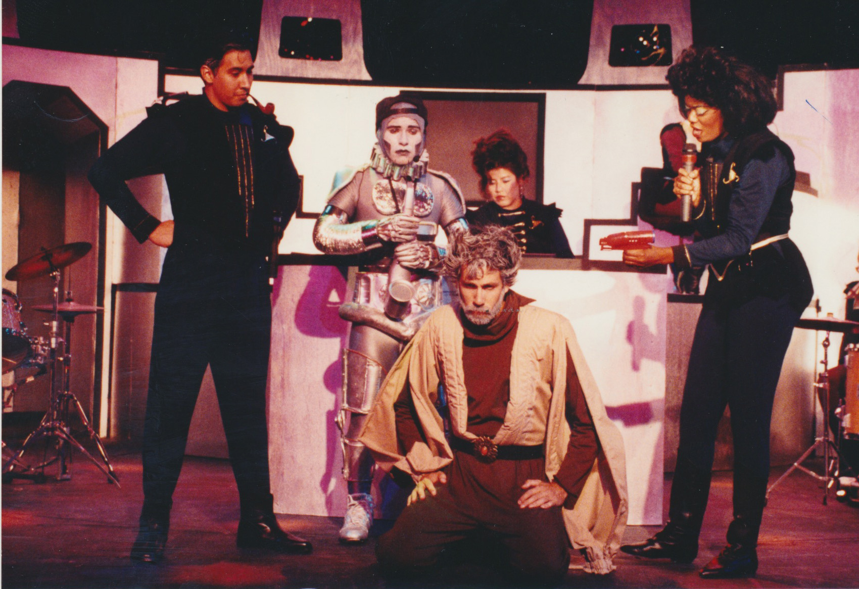 The Cast of The UTEP Dinner Theatre production of Return to the Forbidden Planet