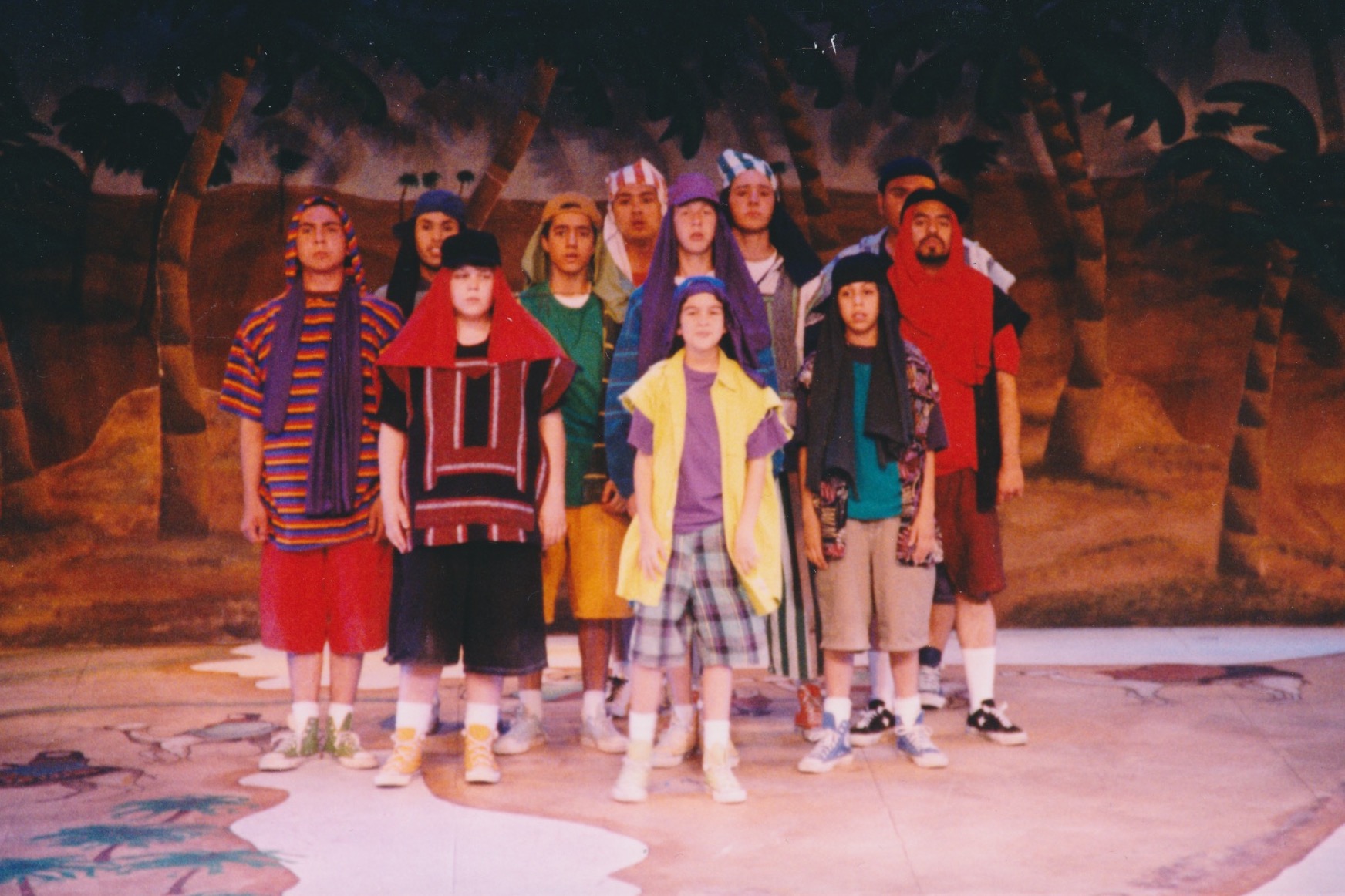 The Cast of The UTEP Dinner Theatre production of Joseph and The Amazing Technicolor Dreamcoat