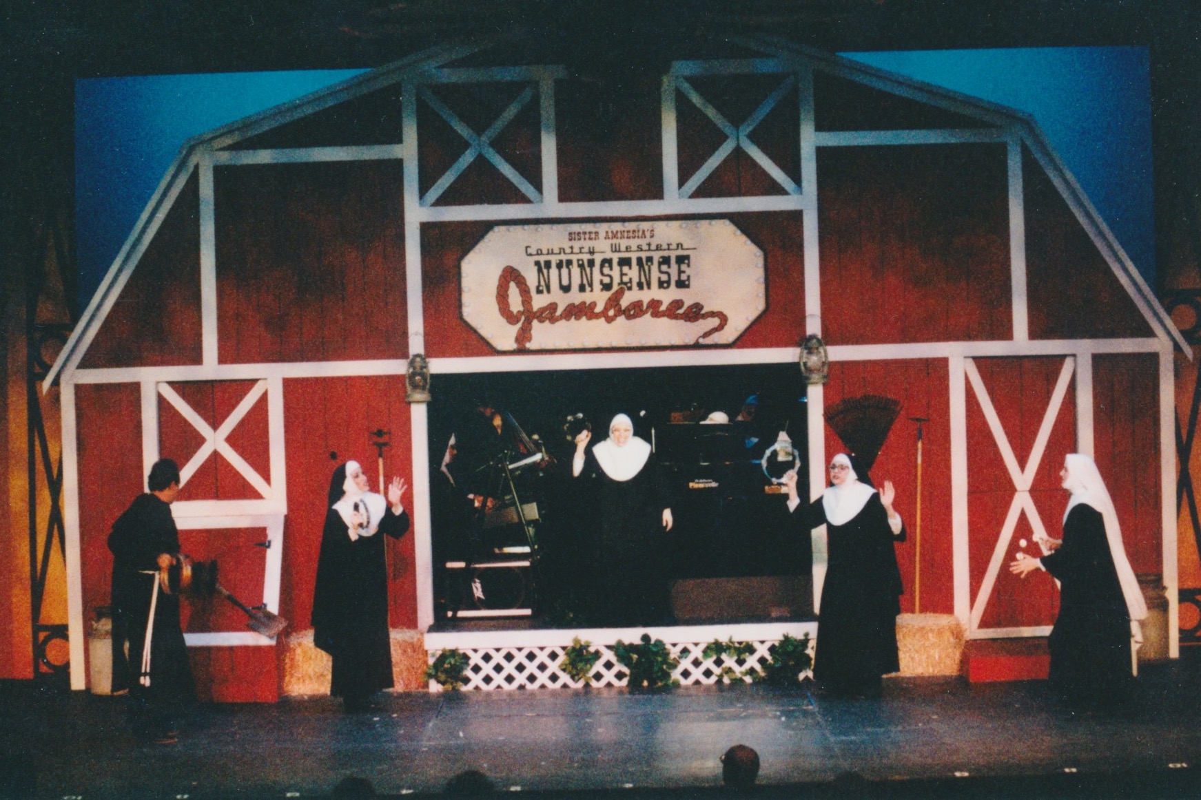 The Cast of The UTEP Dinner Theatre production of Nunsense III - The Jamboree