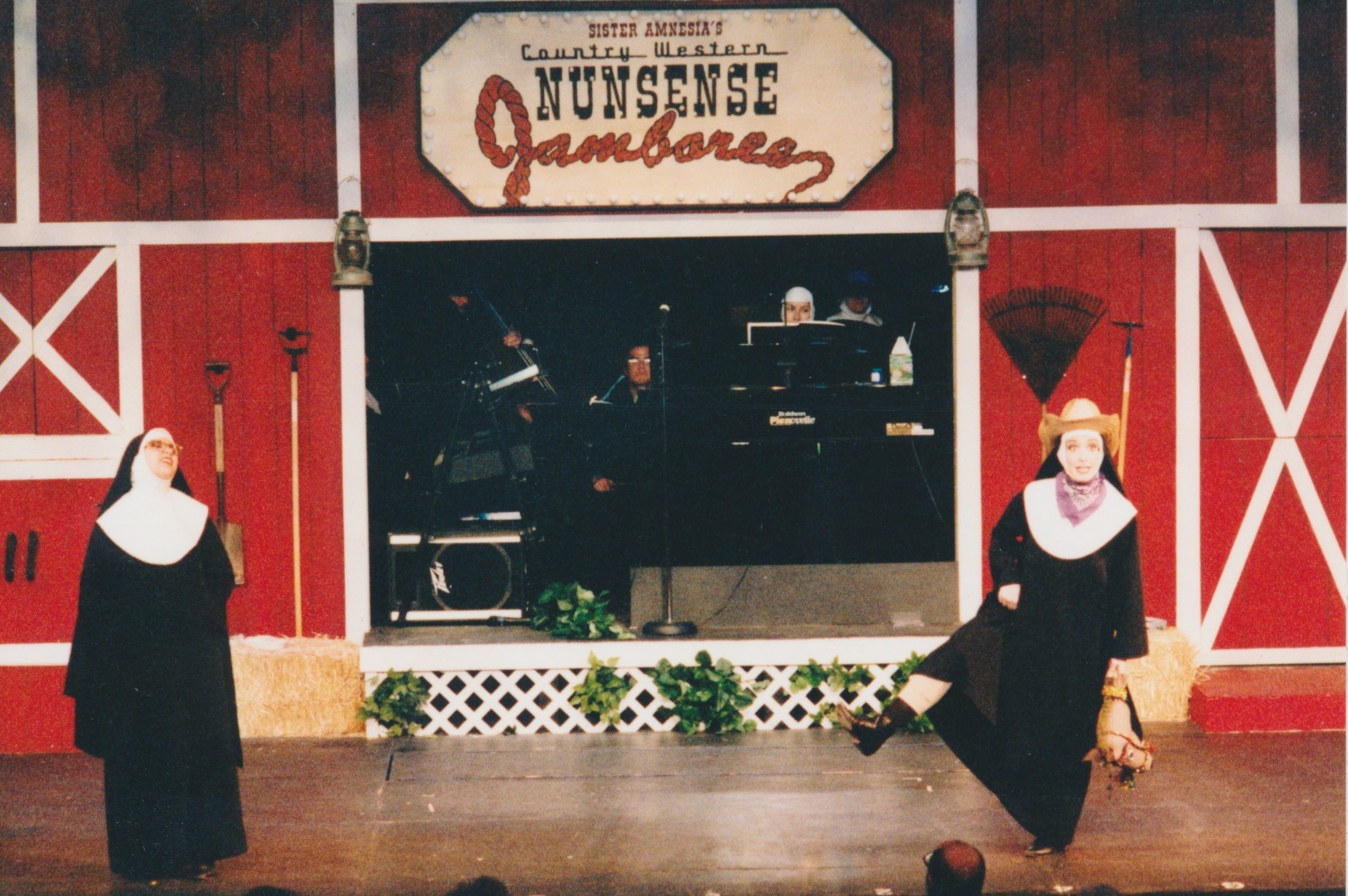 The Cast of The UTEP Dinner Theatre production of Nunsense III - The Jamboree