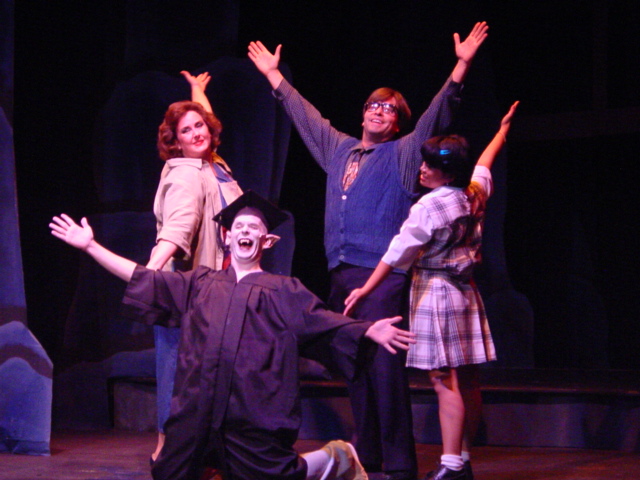 The Cast of The UTEP Dinner Theatre production of Bat Boy
