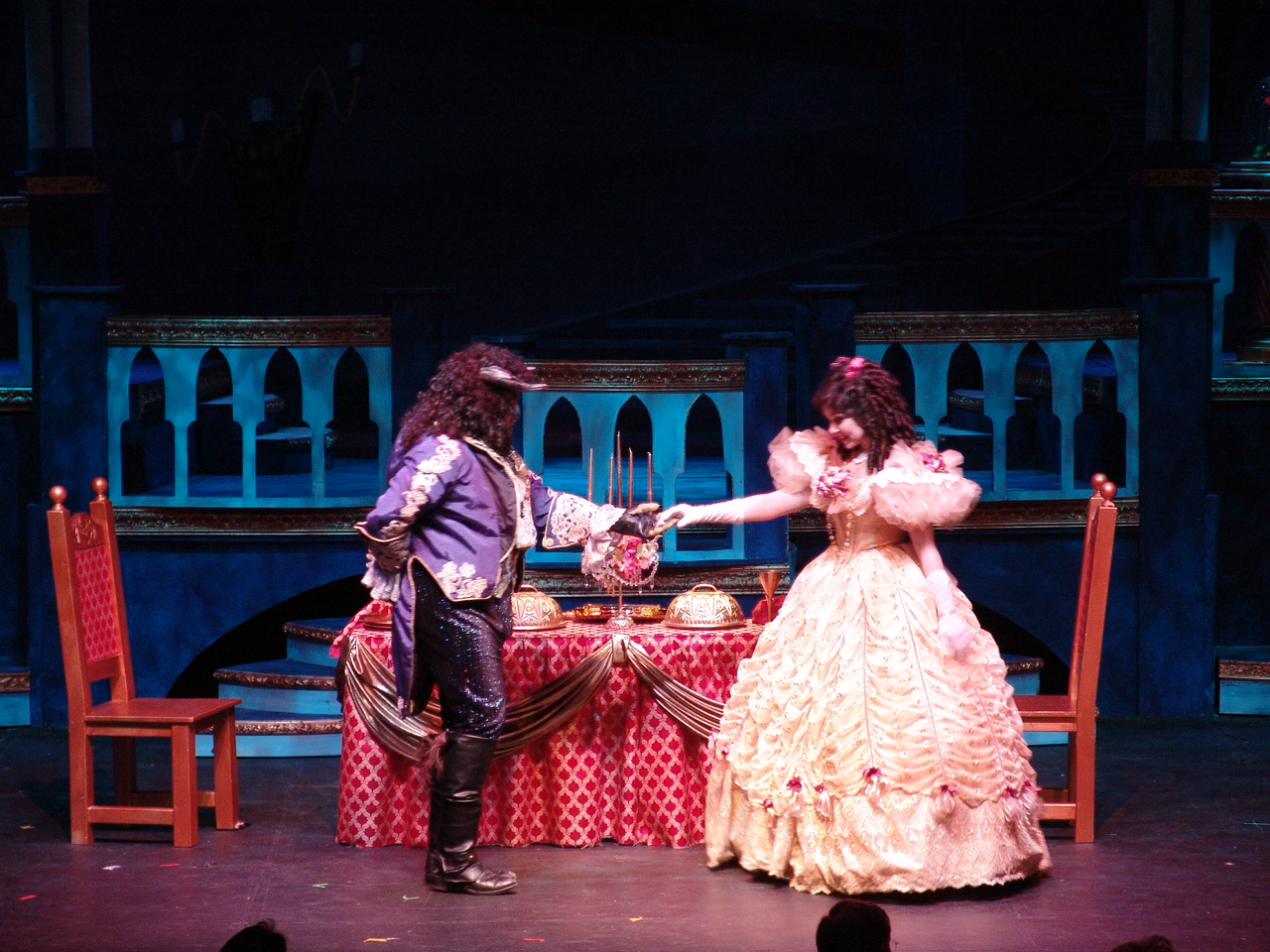 The Cast of The UTEP Dinner Theatre production of Disney's Beauty and The Beast