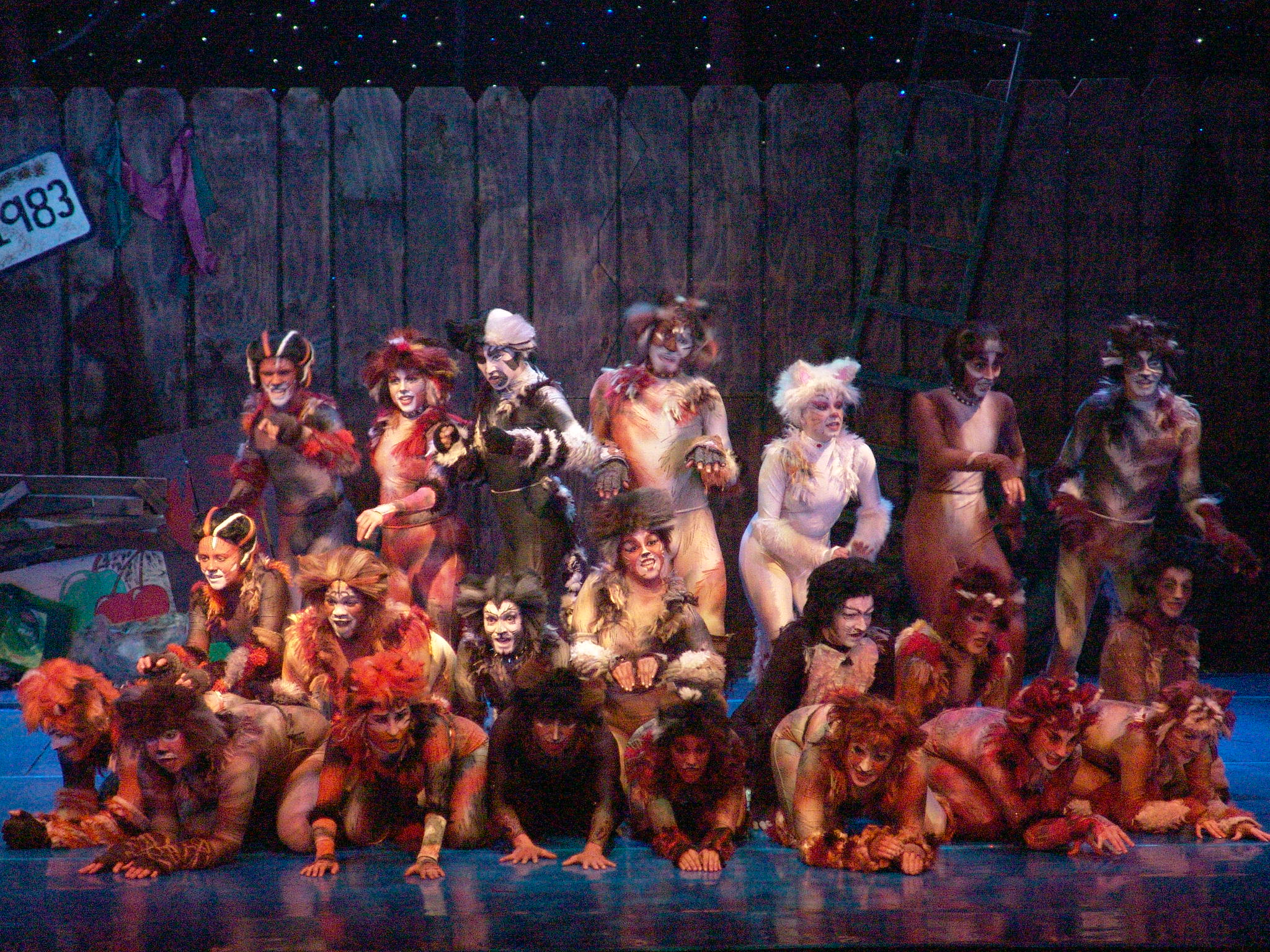 The Cast of The UTEP Dinner Theatre production of Cats