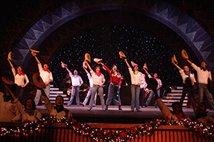 The Cast of The UTEP Dinner Theatre production of The UTEP Holiday Spectacular