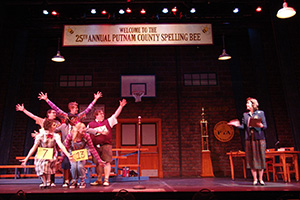 The Cast of The UTEP Dinner Theatre production of The 25th Annual Putnam County Spelling Bee