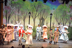 The Cast of The UTEP Dinner Theatre production of Mary Poppins