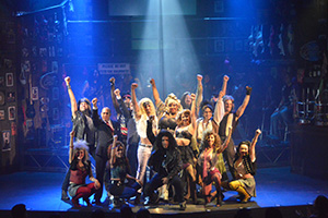 The Cast of The UTEP Dinner Theatre production of Rock of Ages