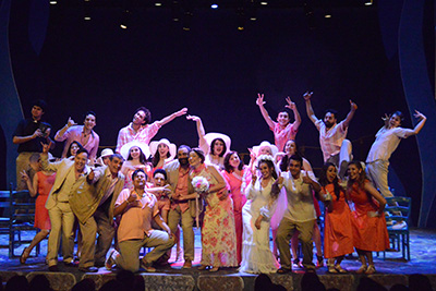 The Cast of The UTEP Dinner Theatre production of Mamma Mia!