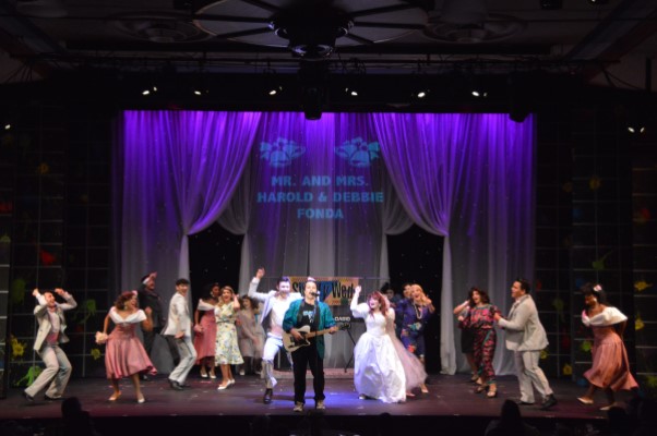The Cast of The UTEP Dinner Theatre production of The Wedding Singer