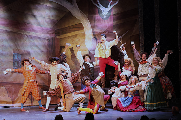 The Cast of The UTEP Dinner Theatre production of Beauty and the Beast