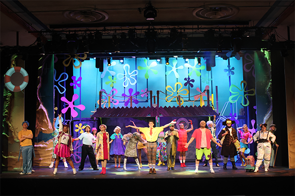 The Cast of The UTEP Dinner Theatre production of The Spongebob Musical