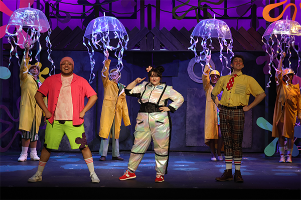 The Cast of The UTEP Dinner Theatre production of The Spongebob Musical