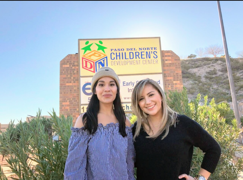 WGS Sudents working on their internship at Paso Del Norte Children's Development Center. 