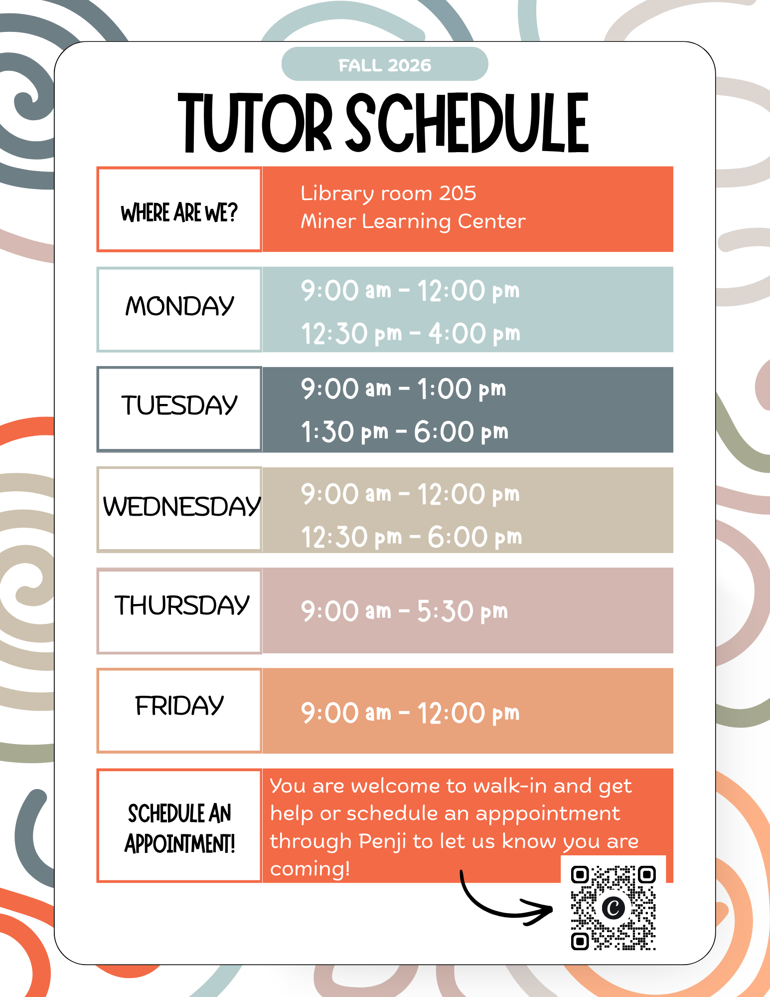 Dev Math Schedules