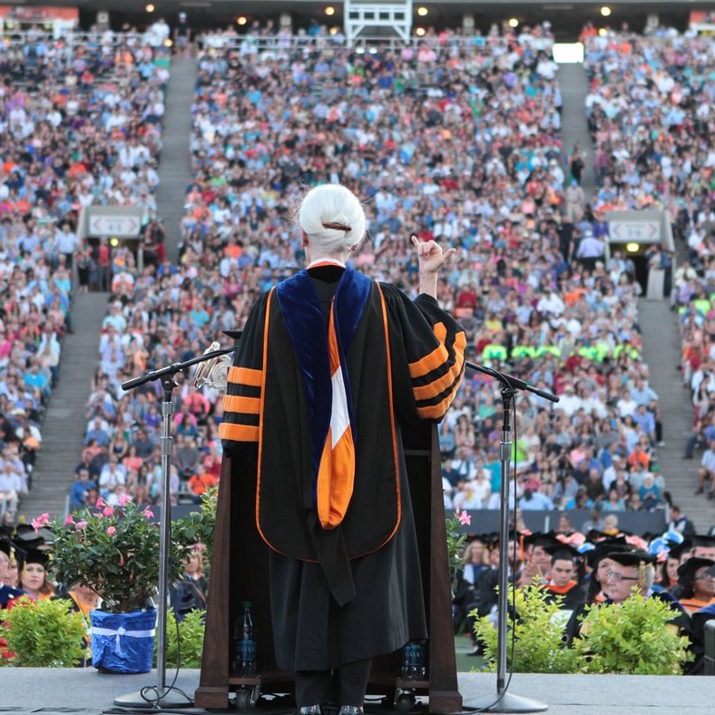 Natalicio at Graduation