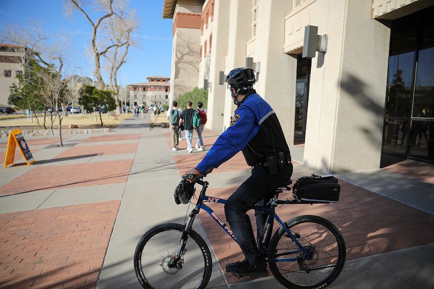 After responding to several reports of stolen bicycles and scooters on campus in recent weeks, the UTEP Police Department would like to remind students, faculty and staff of steps they can take to help protect their property. Photo: UTEP Marketing and Communications 