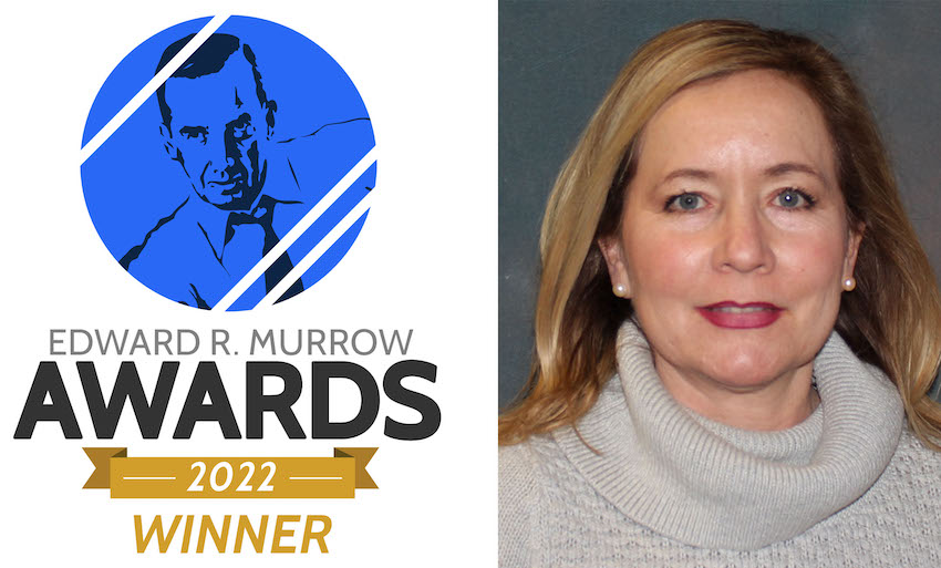 Angela Kocherga, news director at KTEP-FM (88.5), earned three Regional Edward R. Murrow Awards for the station in the categories of Hard News, Investigative Reporting and Continuing Coverage. Photo: Courtesy 