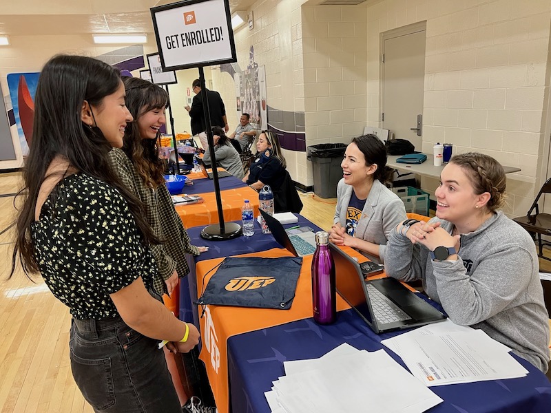 Future Miners and their parents are invited to get a head start in college at Operation College Bound. Photo: Laura Trejo / UTEP Marketing and Communications 
