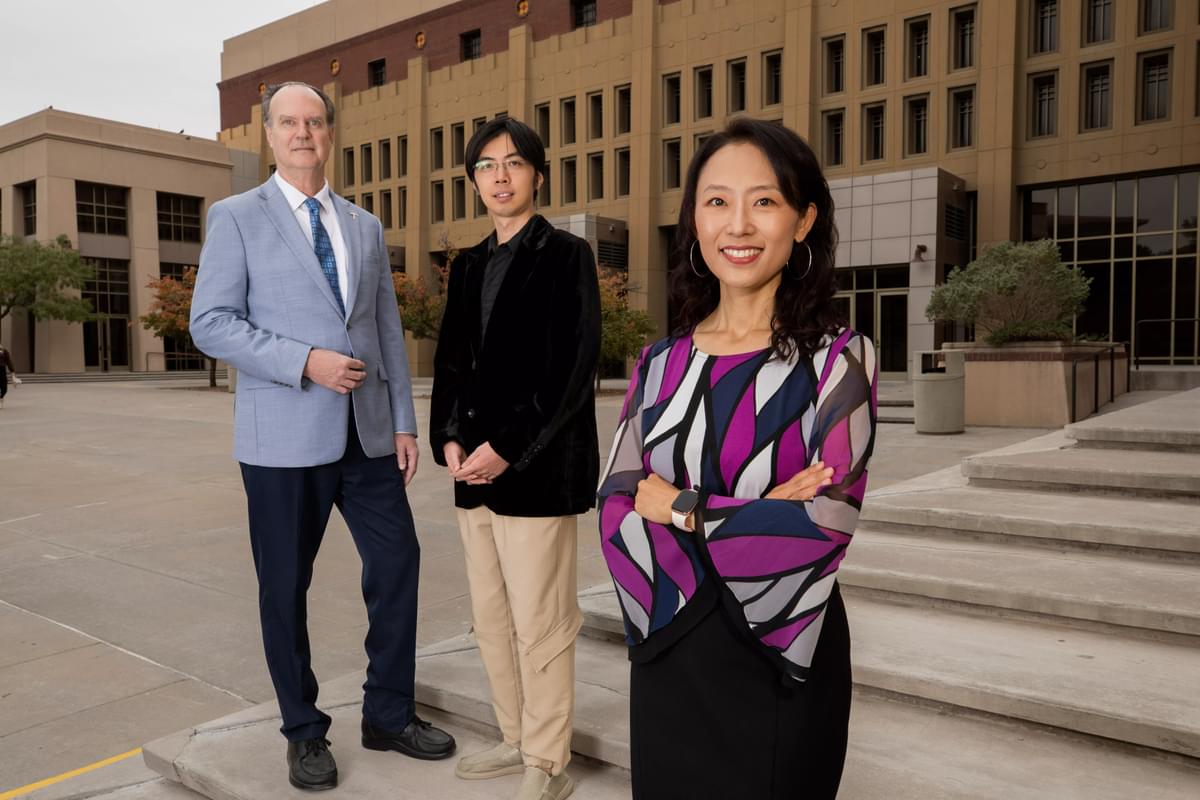 Caption: A team of UTEP researchers comprised of James Kubicki, Ph.D. (left), Zhengtao Gan, Ph.D. (center), and Son-Young Yi, Ph.D. (right) will lead a multi-institutional team in accelerating climate change solutions. 