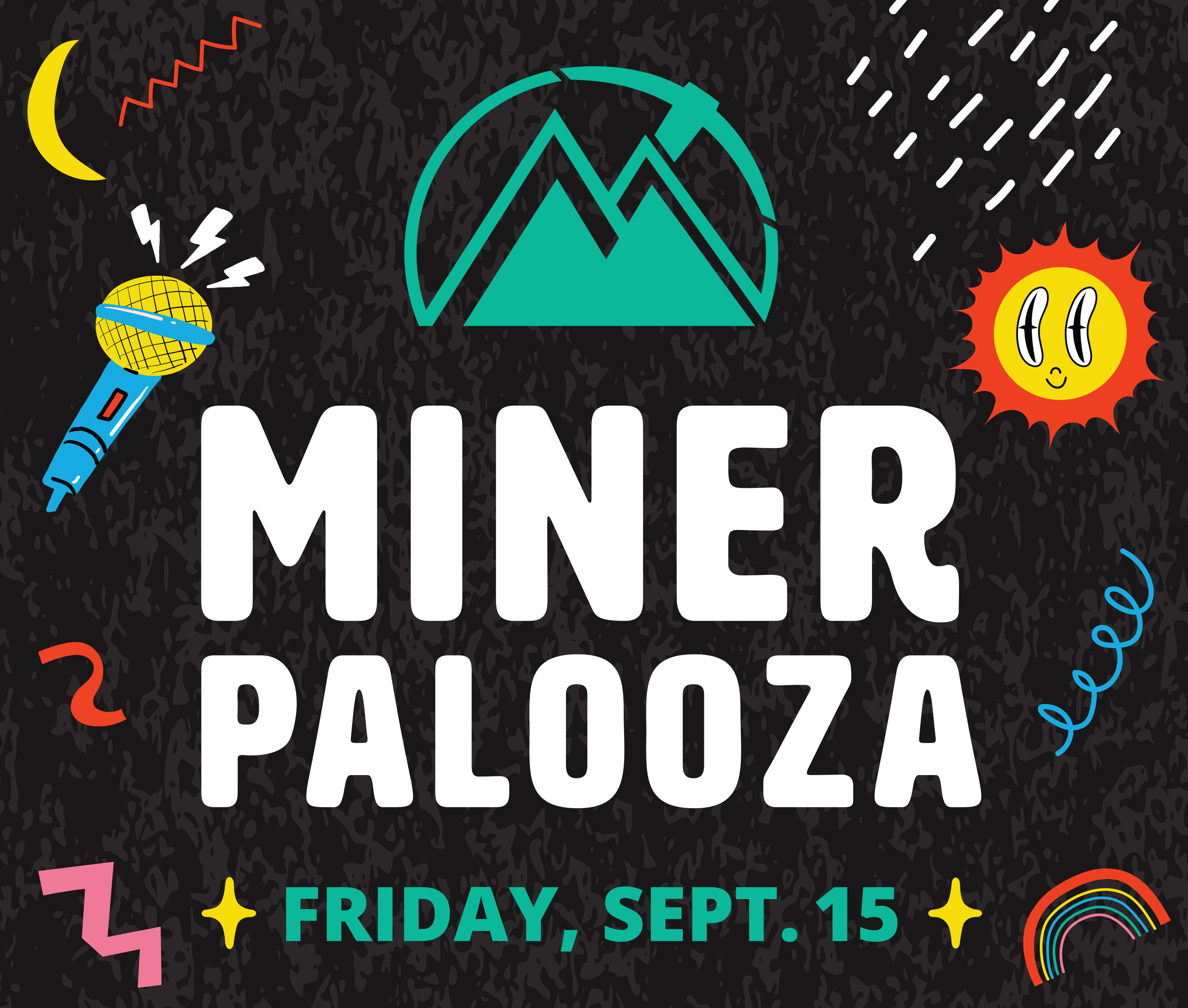 Minerpalooza – one of the signature events for The University of Texas at El Paso and the El Paso community – will return to the UTEP campus Friday, Sept. 15. The annual celebration to kick off the academic year will take place from 6 to 11:30 p.m. Admission is free and open to the public.  