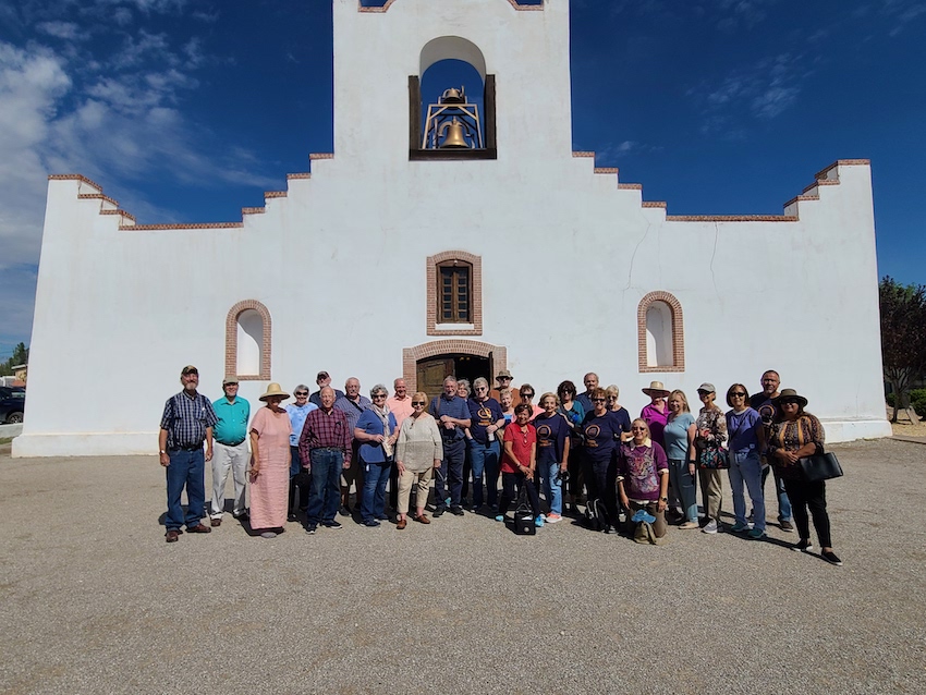 Students in the Osher Lifelong Learning Institute have the opportunity to engage with the community through historic tours that take them to some of the region’s iconic site, including hotels in downtown in El Paso and the Socorro Mission. 