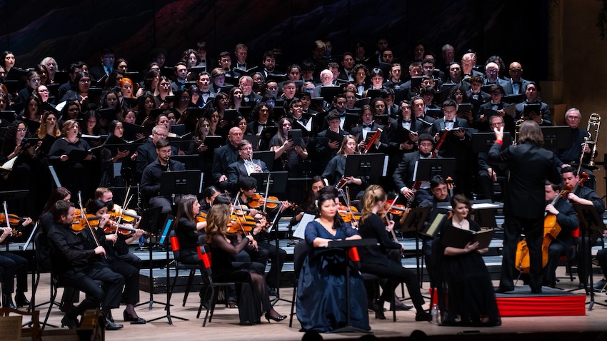 The UTEP Choral Union, pictured here with the El Paso Symphony Orchestra in 2023, is taking their combined talents to Carnegie Hall for a performance set for March 17, 2024.  