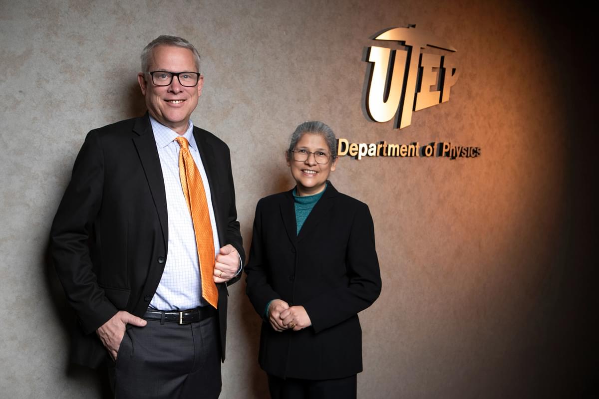 Mark Pederson, Ph.D., chair of the UTEP Physics Department (pictured left). Tunna Baruah, Ph.D., is a professor of physics and the graduate advisor for the program (pictured right).  