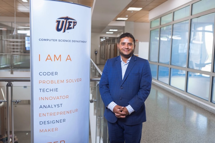 Sajedul Talukder, Ph.D, a UTEP assistant professor of computer science, is the co-principal investigator on a new grant that aims to harness artificial intelligence to protect nuclear plants.  
