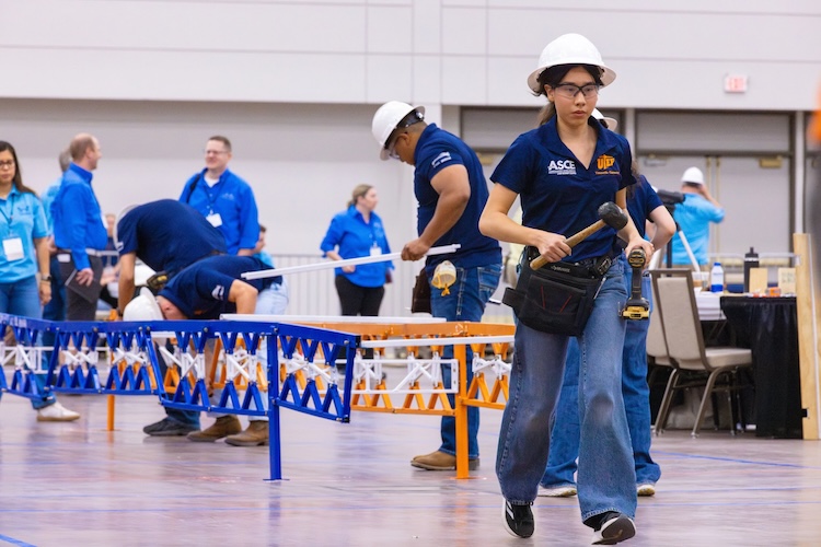 UTEP Hosts National Finals for 2026 AISC Student Steel Bridge Competition 
