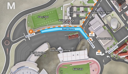 Photo Description” Glory Road Closure