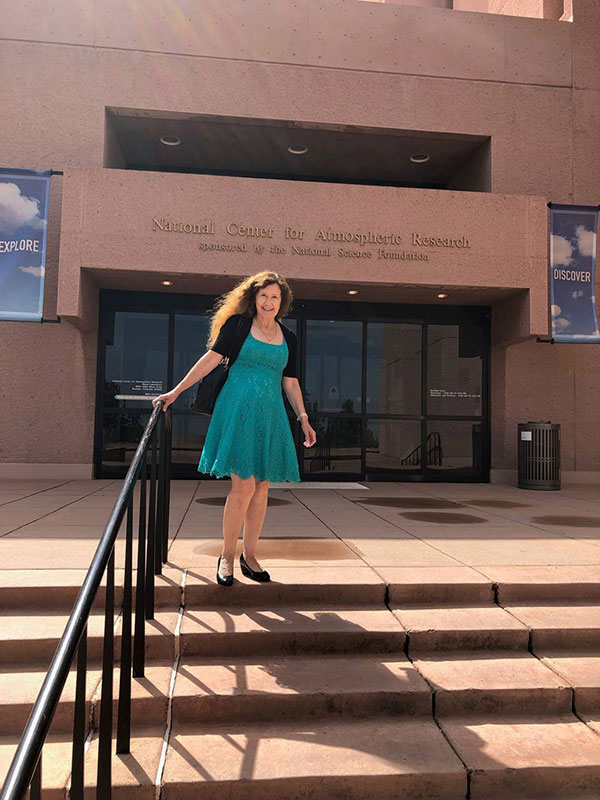 The University of Texas at El Paso recently was selected as a member of the prestigious University Corporation for Atmospheric Research (UCAR). UCAR is a nonprofit consortium of 120 North American colleges and universities focused on research and training in the atmospheric and related Earth system sciences. Physics Professor Rosa Fitzgerald, Ph.D., pictured, was instrumental in making the University's case for membership. Photo: Courtesy 