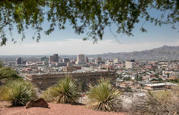 View of El Paso-Juárez skyline 