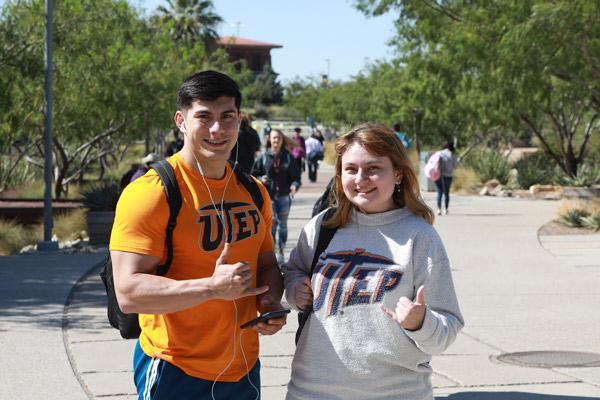 The University of Texas at El Paso is preparing to welcome students back for the Spring 2020 semester. As classes draw closer, the campus is making preparations to assist students who are interested in registering for classes. Photo: J.R. Hernandez / UTEP Communications 