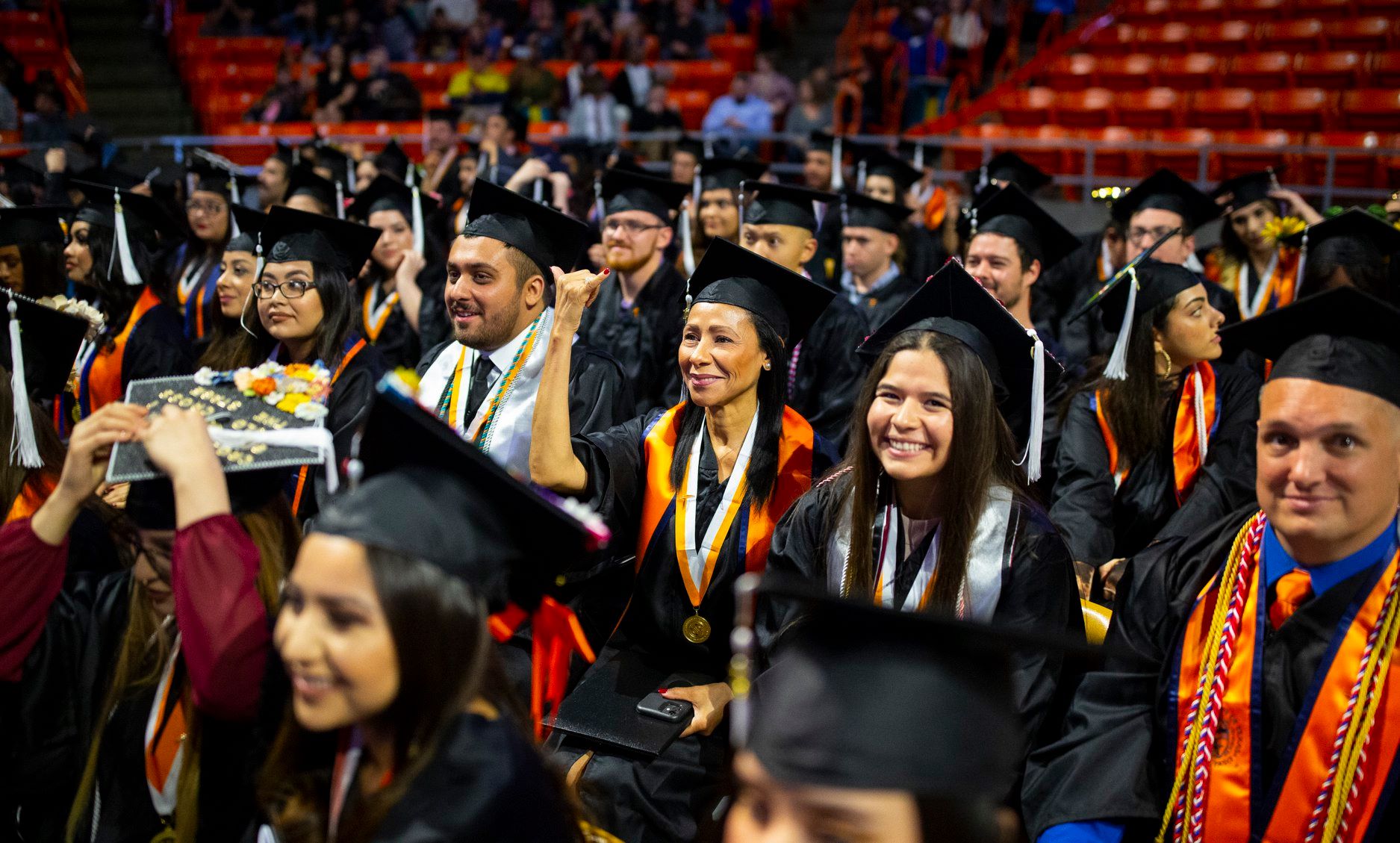 The University of Texas at El Paso celebrated more than 2,450 summer and winter graduates during four Commencement ceremonies Saturday, Dec. 14, and Sunday, Dec. 15, in the Don Haskins Center. Photo: University Communications 